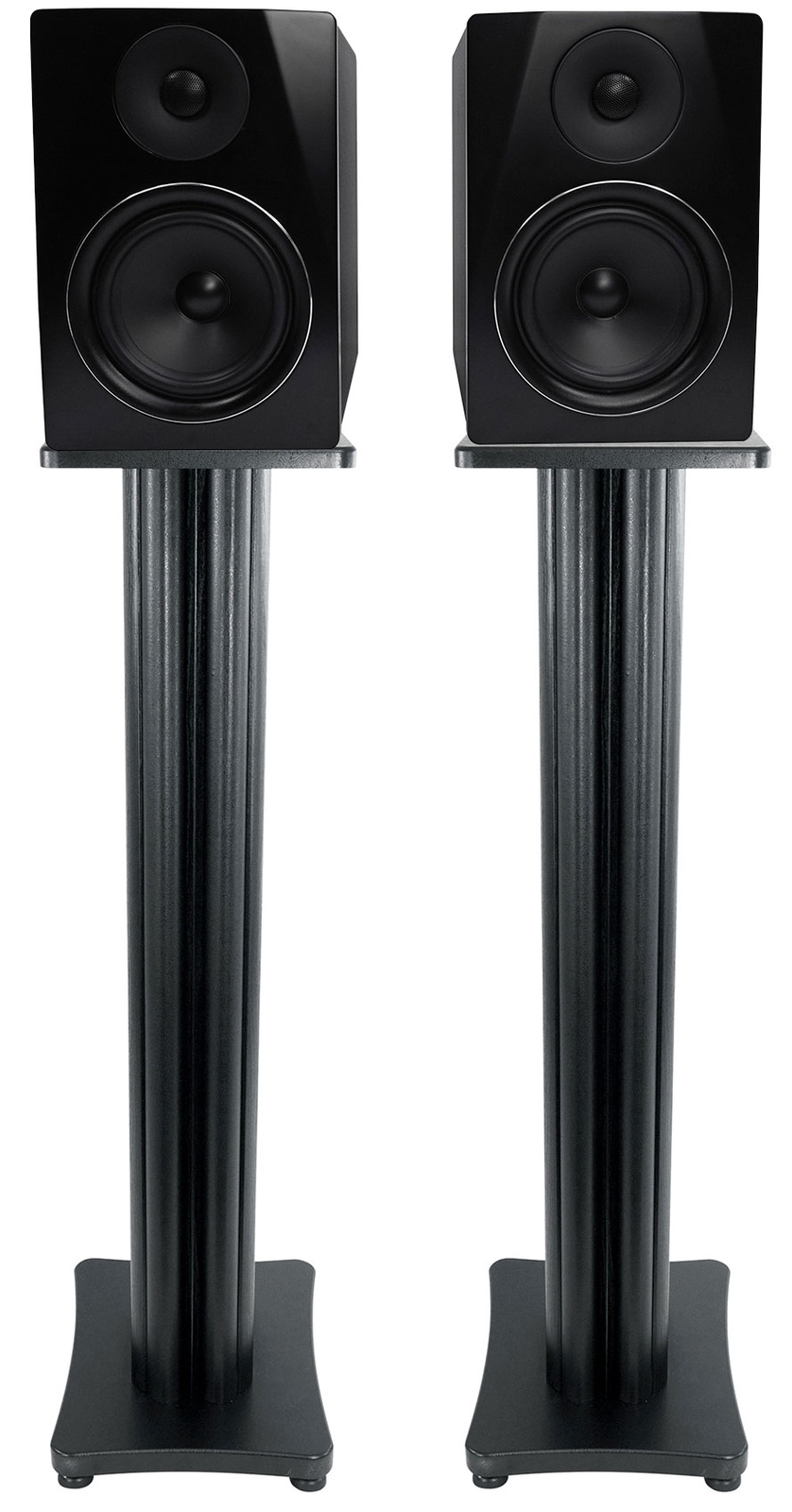 (2) Студийные мониторные колонки Rockville APM6B 6.5 USB+36 черных подставок Премиум-класса