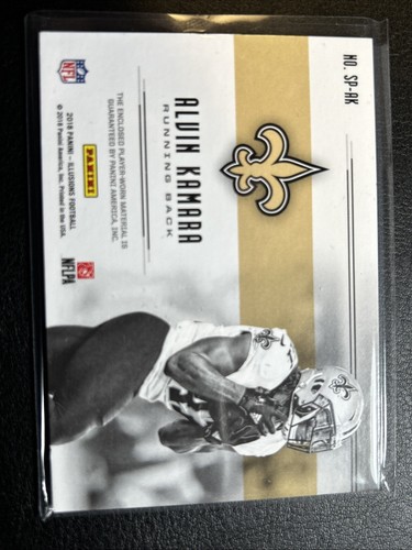 Memorabilia 2018 Panini Illusions Spotlight rojo/25 Alvin Kamara #SP-AK - Imagen 2 de 2