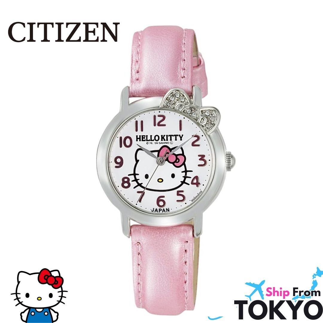 Hello Kitty 掛時計 ピンク チェック柄　カオハナ　振り子時計　稼働品 Hello Kitty 掛時計 ピンク チェック柄 カオハナ 振り子時計 稼働品