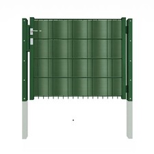0,83m blickdichtes Sichtschutz Gartentor mit Hart PVC wie ein Blechtor Tor Grün