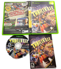 Original XBox Thrillville Video Game (PreOwned Cleaned) CIB SIm