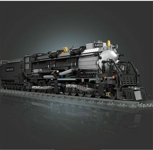 Building Blocks Set MOC Bigboy Steam Train Locomotive Brick Model Kids Toy 59005 - Picture 6 of 10