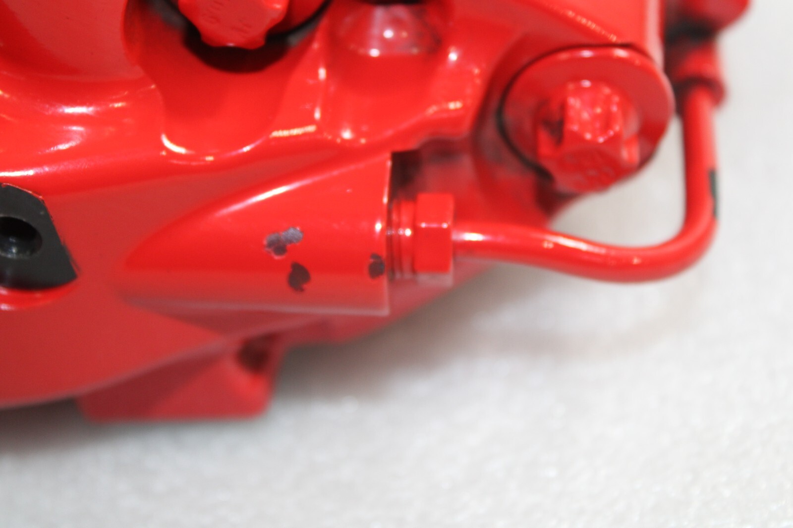 Lamborghini Huracan, LP580, LH, Rear Brake Caliper, Red, Used, P/N 4T0615405AH