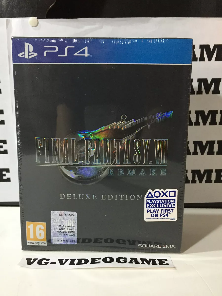 Final Fantasy VII Remake Deluxe Edition, Video Gaming, Video Games,  PlayStation on Carousell