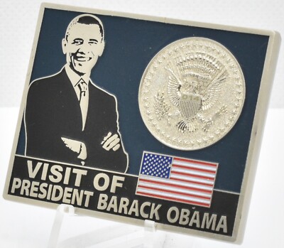 Visit To Panama Summit President Barack Obama Trip Numbered Challenge Coin