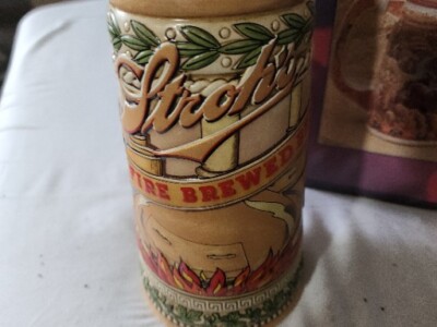 Vintage Stroh's Fire Brewed Beer, Collectors Stein Heritage Series 