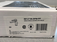 Delta 581LF-BLGPM-PP Single Handle Bathroom Faucet in Matte Black FAUCET ONLY