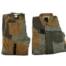 Vintage Sean John 1990s Very Rare Jeans Size 34  Jacket Size L Set New OldStock