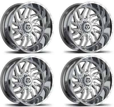 Set-4) TIS 544C 22X12 8x165.1 -44mm Chrome Wheels Rims 22 Inch | eBay