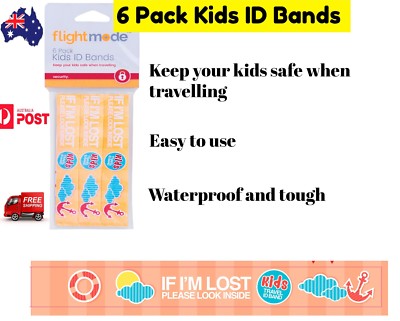 Kids Baby Anti-Lost Wrist Band Child Safety Strap Outdoor Safe ID