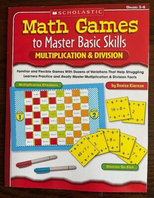 Math Games to Master Basic Skills: Multiplication & Division NEW