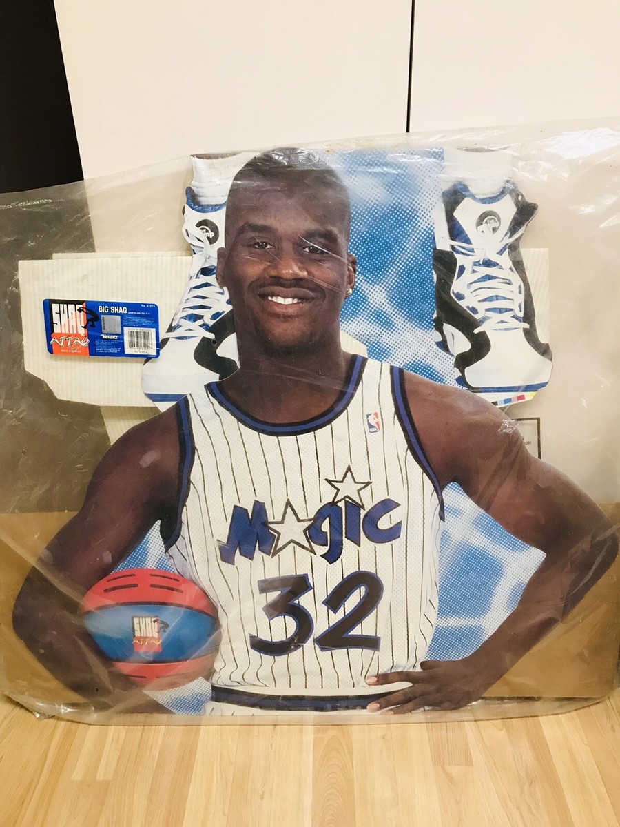 Vintage Rare HTF 1993 Orlando Magic Shaq O'Neal Life Size Cutout