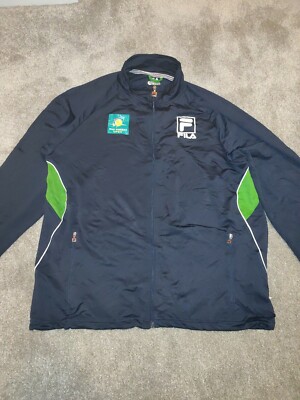Veste Vintage Veste Fila Verte Bnp Paribas Vintage Fila Jacket