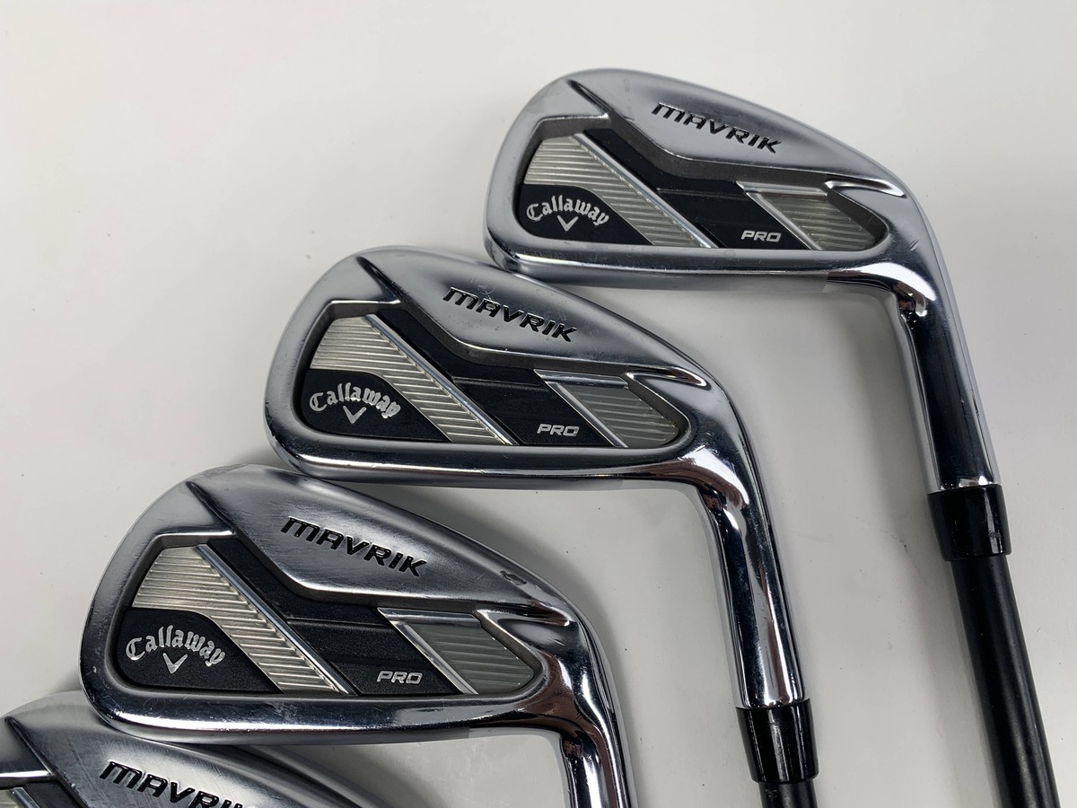 Callaway Mavrik Pro Iron Set 4-PW KBS Tour Graphite Iron TGI 90