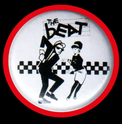 The Beat ''BUTTON''Ska/Skin/Reggae/2 Tone/Rudeboy/Anstecker/Trojan/Specials
