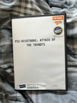 Nicktoons: Attack of the Toybots (Sony PlayStation 2, 2007) Generic Case