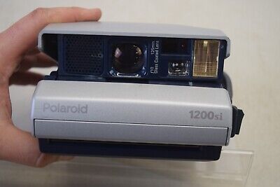 Polaroid 1200si 新品 フィルムパック付き Polaroid 1200si Instant Film Camera Silver Navy Blue | eBay