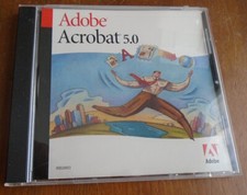Adobe Acrobat 5.0 90028803 for Windows CD ROM DVD UPGRADE 90041350