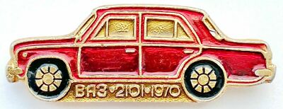 USSR SOVIET PIN BADGE. VAZ 2101 1970. AUTOMOBILE. CAR