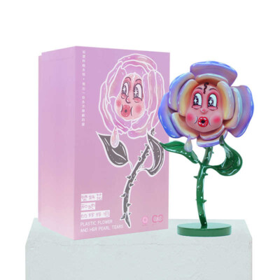 Qiurui Du Plastic Flower And Her Pearl Tears Fashion Collectibles Art Toy New