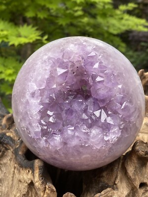 Amethyst Uruguay Double Open Geode Kugel Kugel AAA+ 1780g Ruhe 113mm