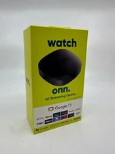 New - ONN Streaming Box 4K Streaming Wi-Fi Android TV UHD  Google TV Device