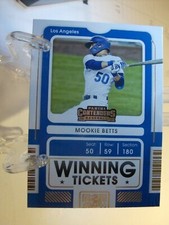 2021 Panini Contenders Winning Tickets #WT-MB - Mookie Betts   21-104