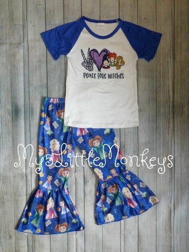 NEW Boutique Hocus Pocus Bell Pants 