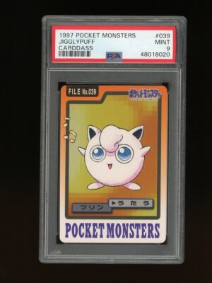 Pokemon PSA 9 Mint Jigglypuff 1997 Bandai Carddass Japanese