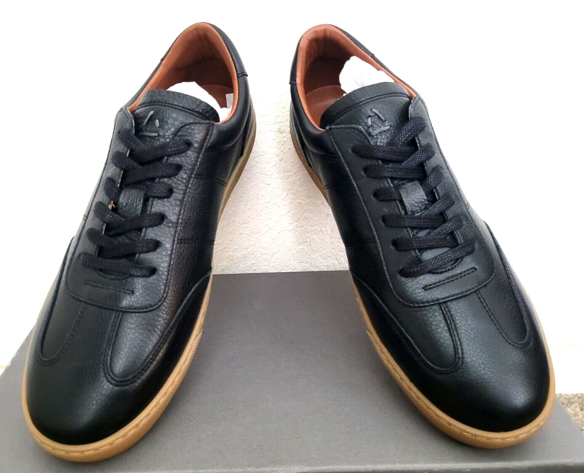 Aquatalia Scott Suede Casual Shoes Men's Size Noir Color