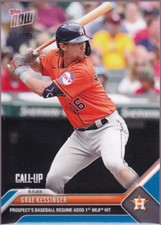 Grae Kessinger Astros Call Up 1st Hit vs Guardians 2023 TOPPS NOW 431 Blue 30/49