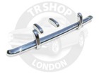 Triumph TR3a Stainless Steel Bumper set UK stock www.trshop.co.uk