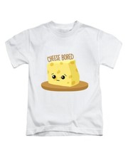 Cheese Bored Adults T-Shirt Funny Food Fun Top Tee New