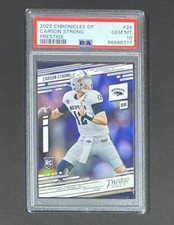 2022 CHRONICLES DP CARSON STRONG PRESTIGE ROOKIE CARD #24 RC - PSA 10 POP 1 🔥