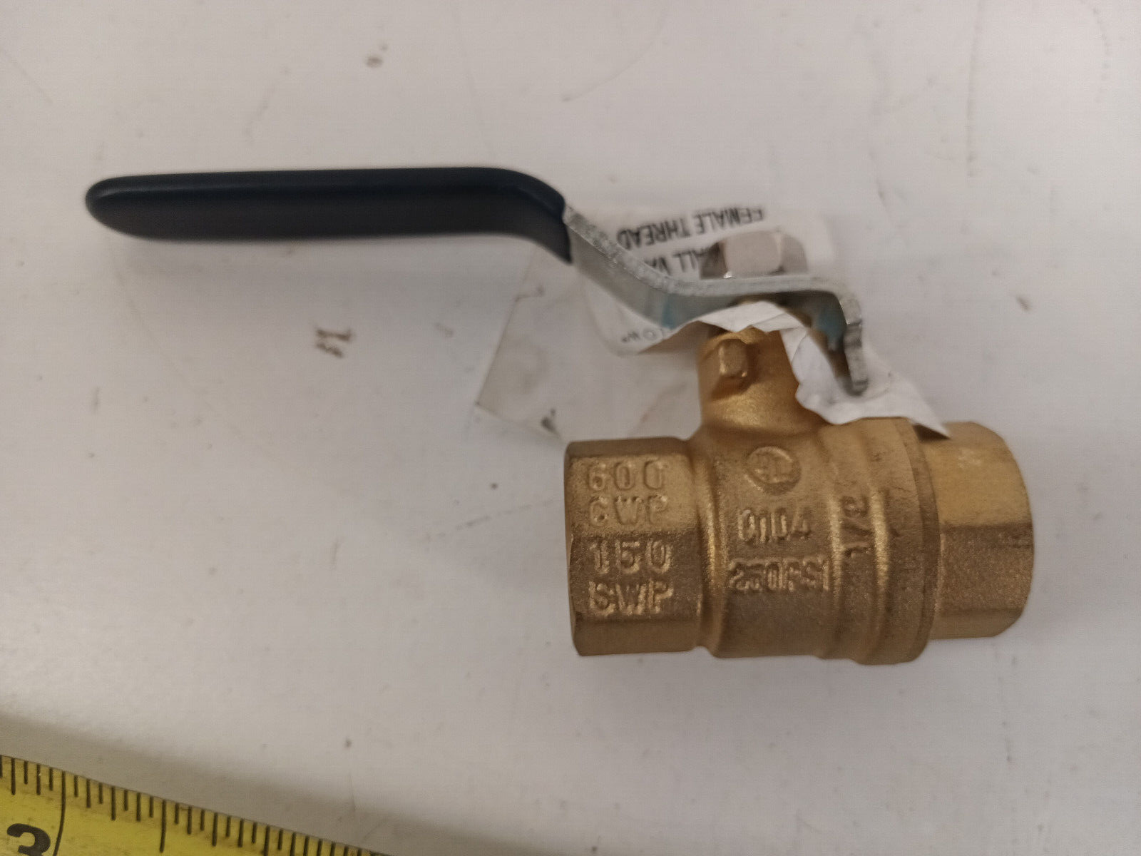 Nibco 1 2 Brass Ball Valve TFP600A 600 Cwp 150 Swp 250 Psi Female nibco-1-2-brass-ball-valve-tfp600a-600-cwp-150-swp-250-psi-female
