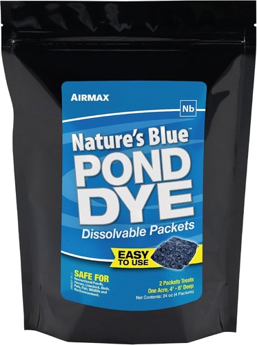 Premium Concentrated Pond Dye Packets - Gorgeous Nature’s Blue for Ponds - Picture 3 of 11