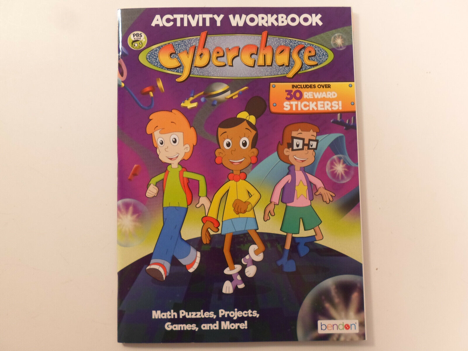 PBS Kids Cyberchase Activity Workbook for Ages 7-11 Includes Rewards  Stickers for sale online