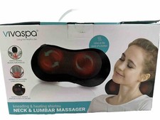 Vivaspa Neck/shoulder Massager Kneading and Heating Shiatsu corded EUC TESTED