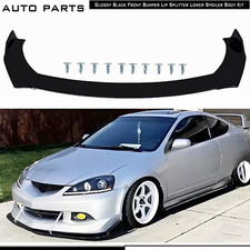 For Acura Rsx Dc5 02-06 Front Bumper Lip Bod Kit Spoiler Splitter Gloss Black For Acura Rsx Dc5 02-06 Front Bumper Lip Bod Kit Spoiler Splitter Gloss Black