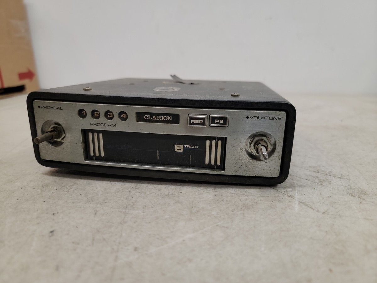 Clarion PE-423? Powerful 8-Track Vintage Car Stereo | eBay
