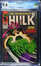 Incredible Hulk #107 (1968) Silver Age Mandarin Beauty! CGC 9.6 White Z047