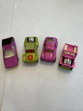 Set Of 4 Matchbox Toy Cars Super fast Series Nos 2,  13, 30, & 75