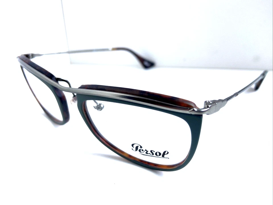Nuevo marco de gafas vintage Persol verde 51 mm Rx-able para hombre y mujer Italia Foto 2 de 4