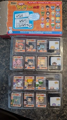 Funko Bitty Pop "Dragon Ball Z" Complete set of 16 ***FREE SHIPPING***