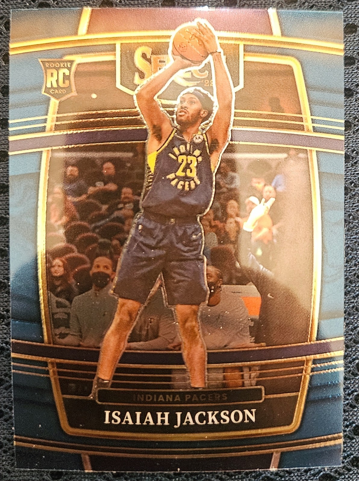 2021-22 Panini Select - Concourse Isaiah Jackson #55 Blue Prizm (RC)