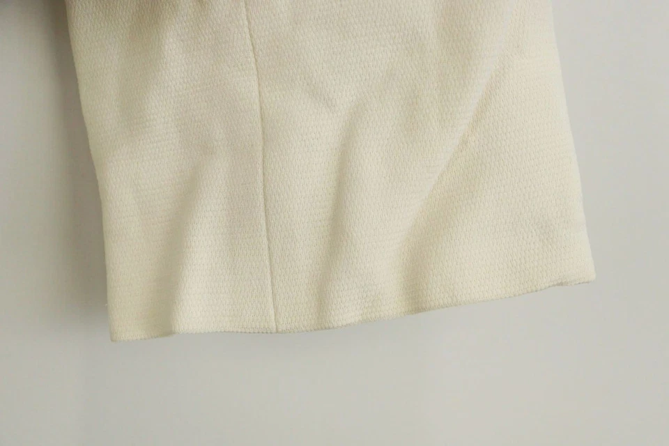 Chaqueta Blazer DOLCE & GABBANA Blanca Doble Pecho Talla 46 Foto 4 de 4