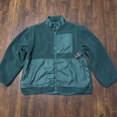 NWT Vans MTE Navigate Highpile Jacket Green Men s Size XXL. F4