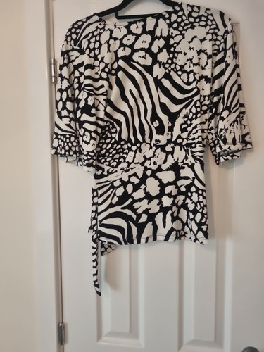 Lovely Lipsy Mock Wrap Top - Picture 8 of 10