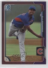 2015 Bowman Chrome Prospects Purple Refractor 118/250 Carl Edwards Jr CJ 6u5