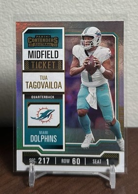 2023 Panini Contenders - Tua Tagovailoa #64 Midfield Ticket /50